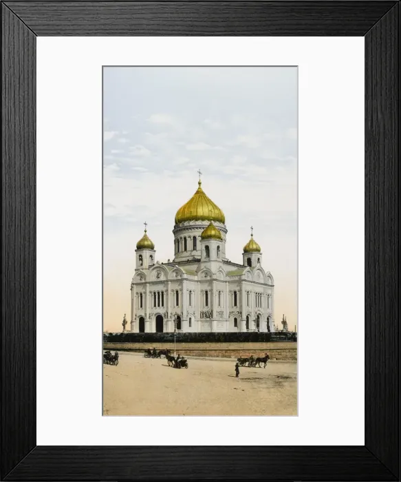 Framed Print : Moscow / Saviour Temple Framed Print : Moscow / Saviour Temple