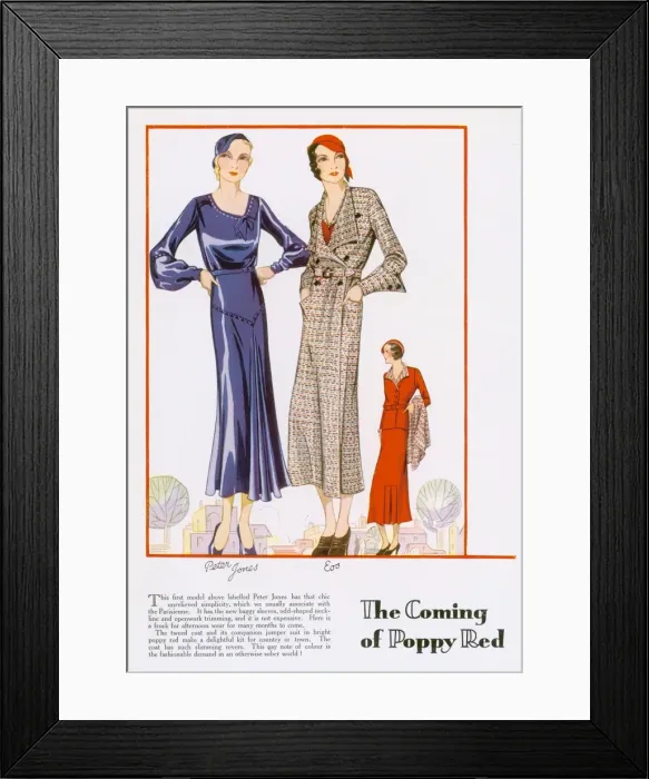 Framed Print : Poppy Red for 1932 Framed Print : Poppy Red for 1932