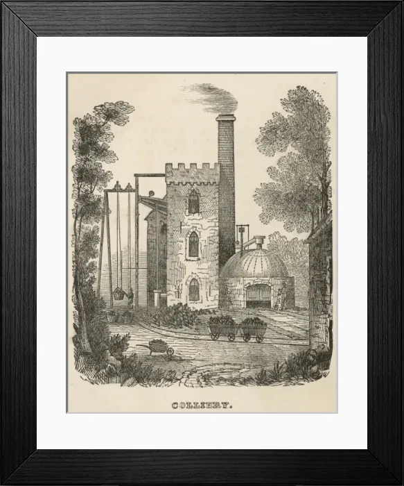 Framed Print : Colliery Steam Engine Framed Print : Colliery Steam Engine