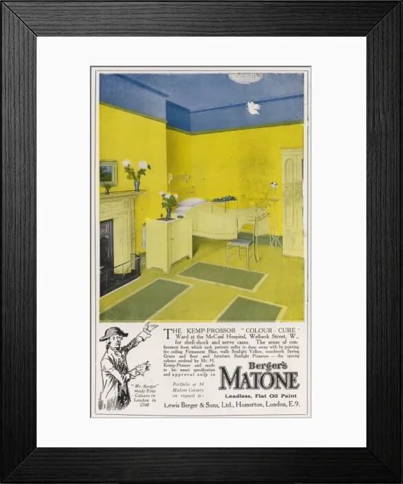 Framed Print : Colour Cure Ward / 1918 Framed Print : Colour Cure Ward / 1918