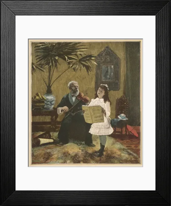 Framed Print : Singer and Fiddler Framed Print : Singer and Fiddler