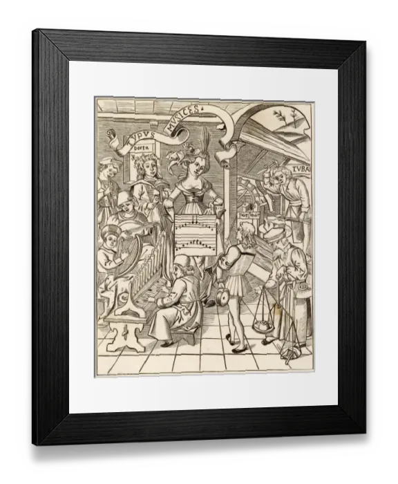 Framed Print : C16 Instrumentalists Framed Print : C16 Instrumentalists