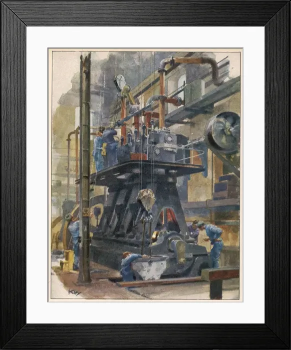 Framed Print : Testing a Diesel Engine Framed Print : Testing a Diesel Engine