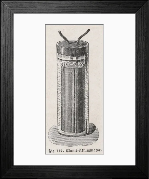 Framed Print : Plante Accumulator Framed Print : Plante Accumulator