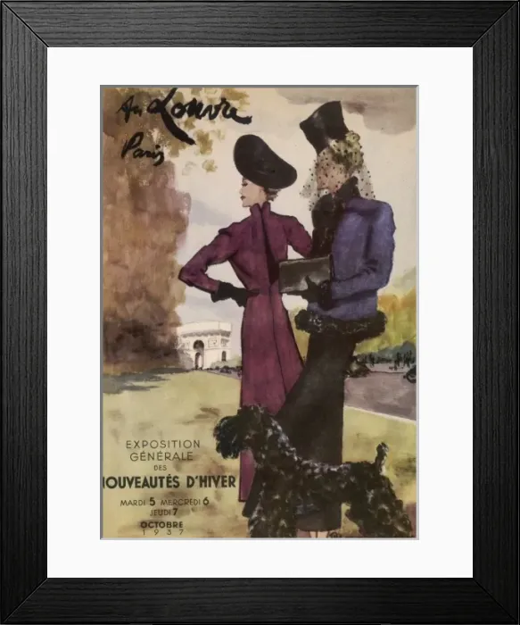 Framed Print : Autumn Fashions 1937 Framed Print : Autumn Fashions 1937