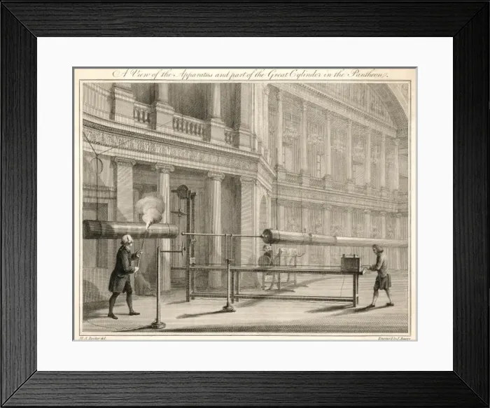Framed Print : Wilson Experiment / 1760 Framed Print : Wilson Experiment / 1760