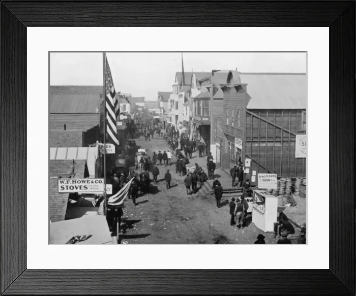 Framed Print : USA / Alaska / Front Street Framed Print : USA / Alaska / Front Street