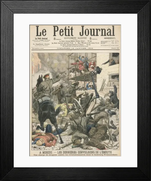 Framed Print : Russia / 1906 / Moscow Riots Framed Print : Russia / 1906 / Moscow Riots