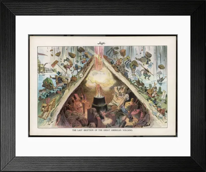 Framed Print : T Roosevelt / Judge Erupt Framed Print : T Roosevelt / Judge Erupt