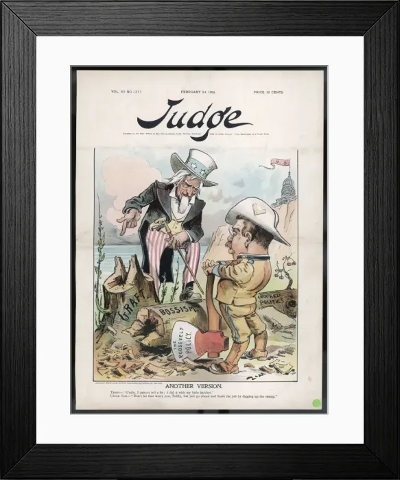 Framed Print : T Roosevelt / Judge 1906 Framed Print : T Roosevelt / Judge 1906