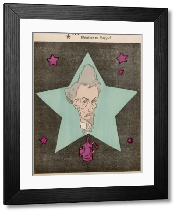 Framed Print : Henri Rochefort / Gill 79 Framed Print : Henri Rochefort / Gill 79