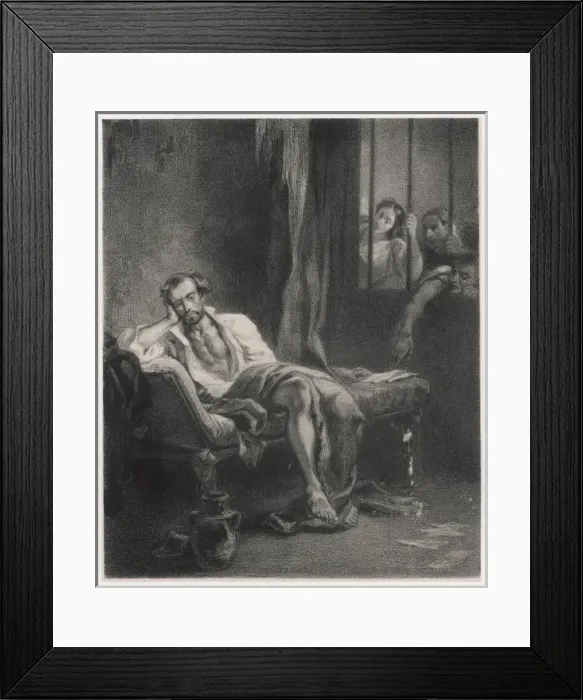 Framed Print : Tasso in the Madhouse Framed Print : Tasso in the Madhouse