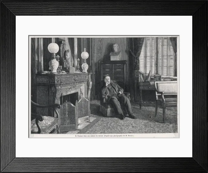 Framed Print : Louis Pasteur  /  Dornac