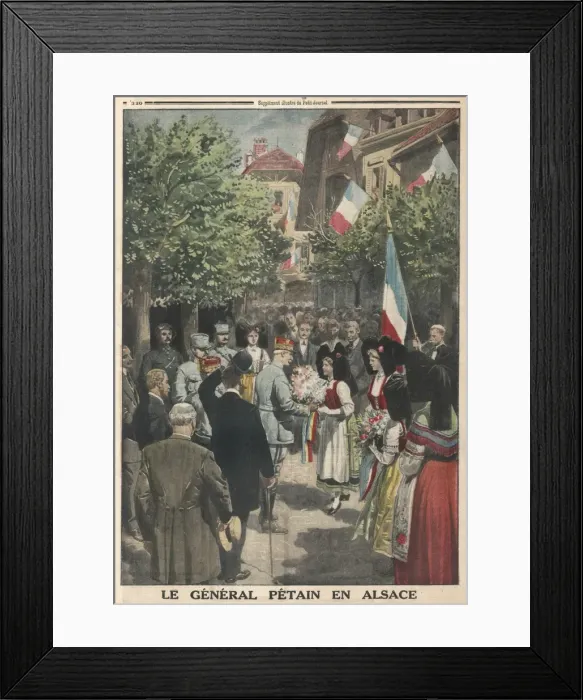 Framed Print : Marshal Petain / P Journal Framed Print : Marshal Petain / P Journal