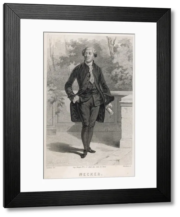 Framed Print : Jacques Necker (Gaildrau Framed Print : Jacques Necker (Gaildrau