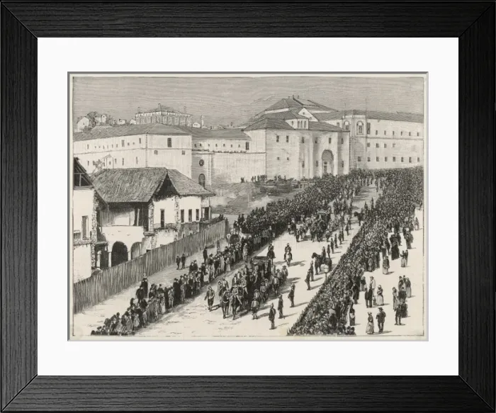 Framed Print : Carlos Proclaimed / Lisbon Framed Print : Carlos Proclaimed / Lisbon