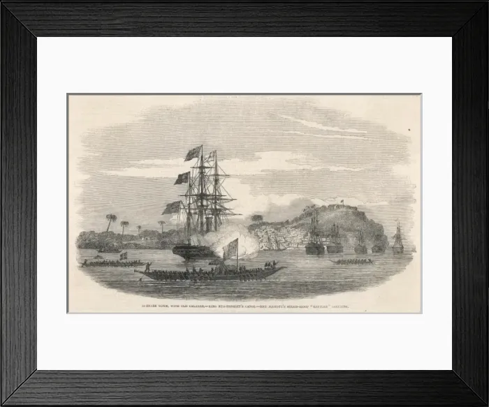 Framed Print : British Fleet / Nigeria Framed Print : British Fleet / Nigeria