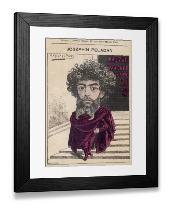 Framed Print : Josephin Peladan / Hommes Framed Print : Josephin Peladan / Hommes