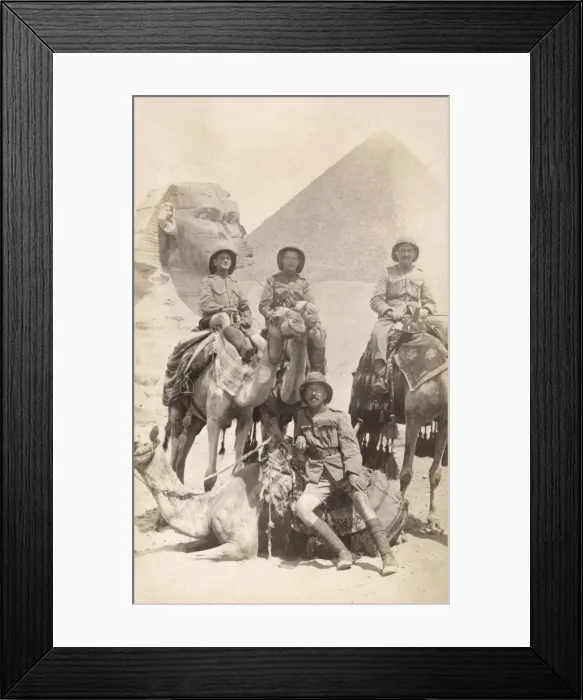 Framed Print : Soldiers Pose / Sphinx Framed Print : Soldiers Pose / Sphinx