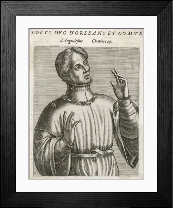 Framed Print : Louis, Duke of Orleans Framed Print : Louis, Duke of Orleans
