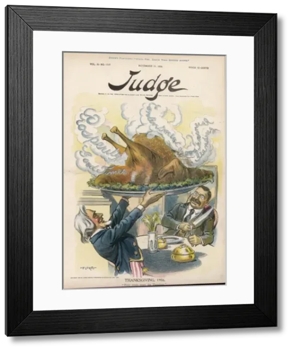 Framed Print : T Roosevelt / Judge 1906 Framed Print : T Roosevelt / Judge 1906