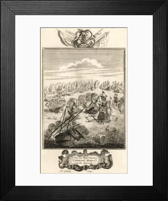 Framed Print : Battle of Dunes 1658 Framed Print : Battle of Dunes 1658
