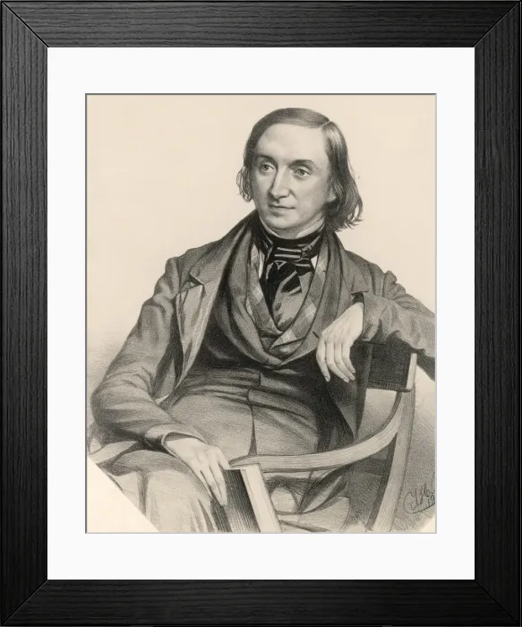 Framed Print : Edward Forbes, 1850 Framed Print : Edward Forbes, 1850