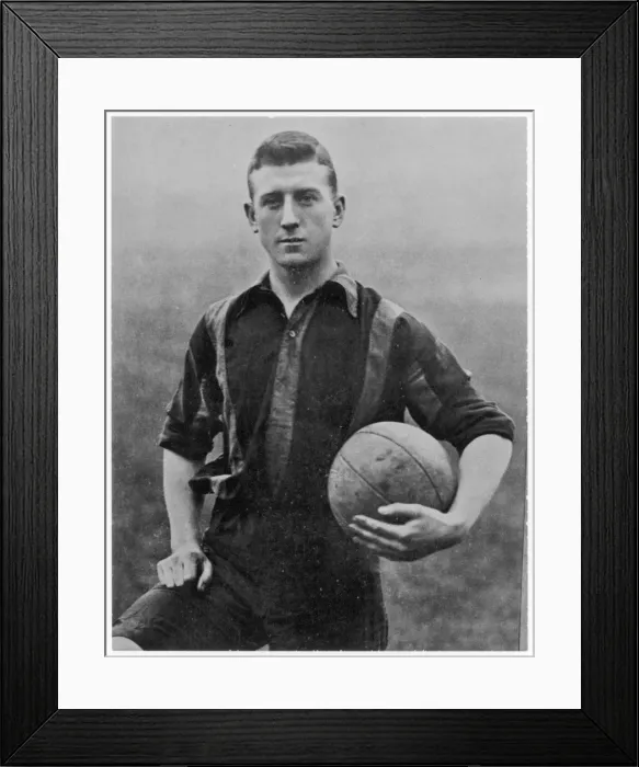 Framed Print : Footballer / Livingstone Framed Print : Footballer / Livingstone