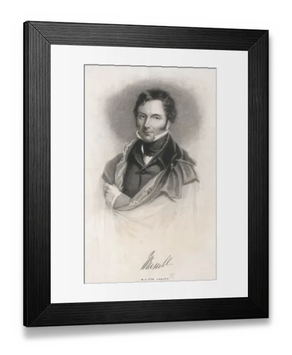 Framed Print : Lord John Russell / 1838 Framed Print : Lord John Russell / 1838