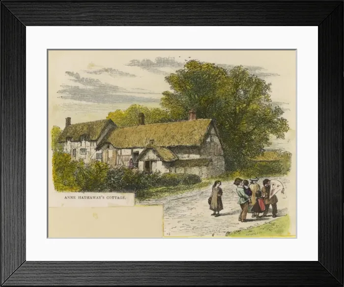 Framed Print : Shakespeare / Hathaway Cot Framed Print : Shakespeare / Hathaway Cot