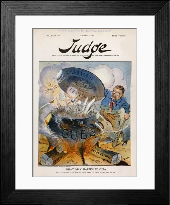 Framed Print : T Roosevelt / Judge 1906 Framed Print : T Roosevelt / Judge 1906