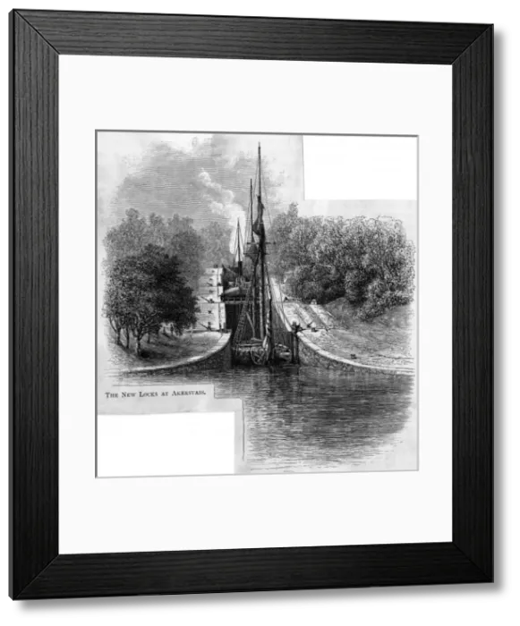 Framed Print : Akersvass Canal Sweden Framed Print : Akersvass Canal Sweden