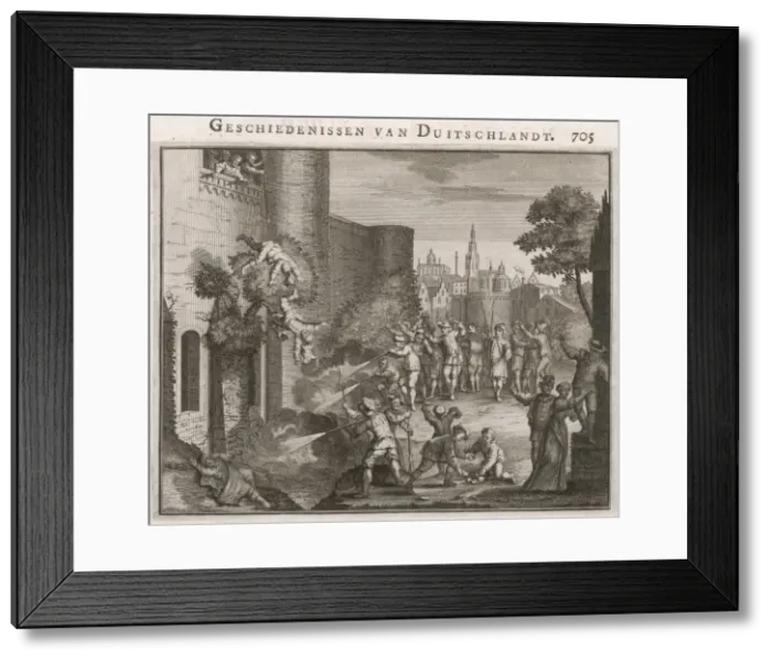 Framed Print : Defenestration of Prague Framed Print : Defenestration of Prague
