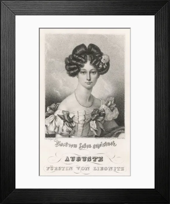 Framed Print : Auguste F. Liegnitz Framed Print : Auguste F. Liegnitz