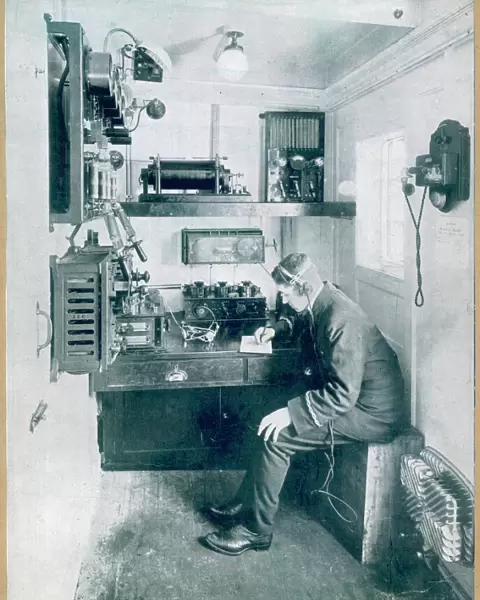 Communications Room on an Atlantic liner