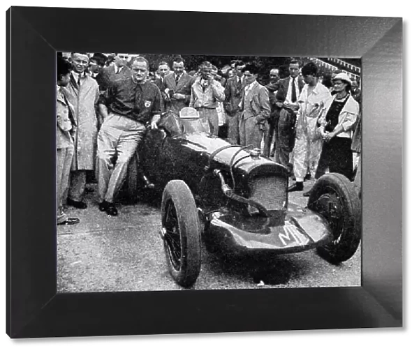 Major A. T. Gardner with his new 1100-cc M. G. car