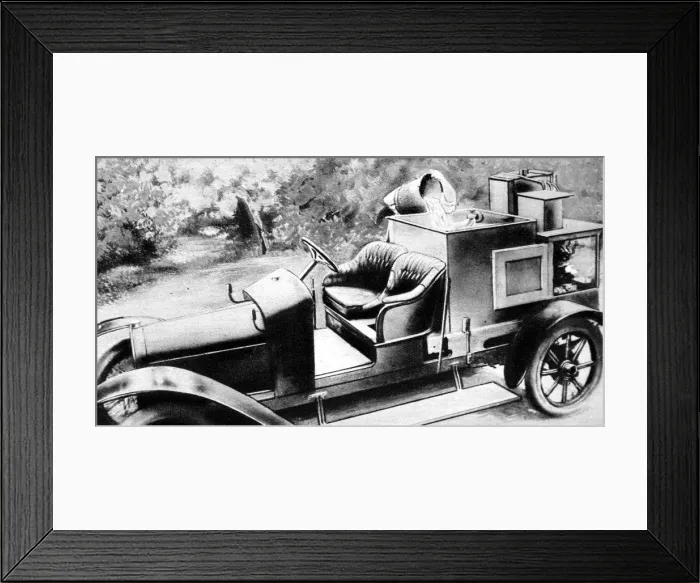 Framed Print : Special motor car for transporting live fish Framed Print : Special motor car for transporting live fish