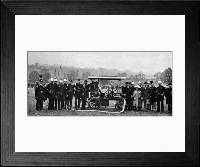 Framed Print : Daimler Petroleum fire engine Framed Print : Daimler Petroleum fire engine