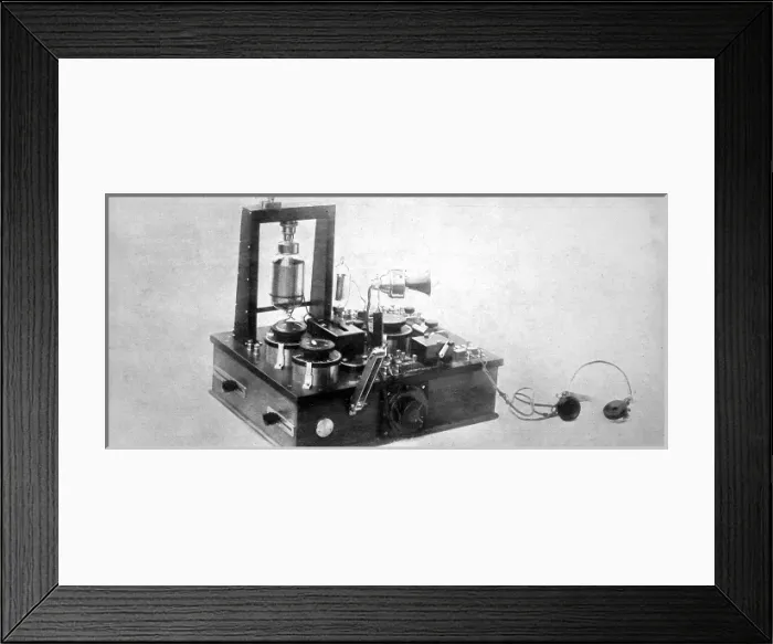 Framed Print : Marconis wireless telephone Framed Print : Marconis wireless telephone