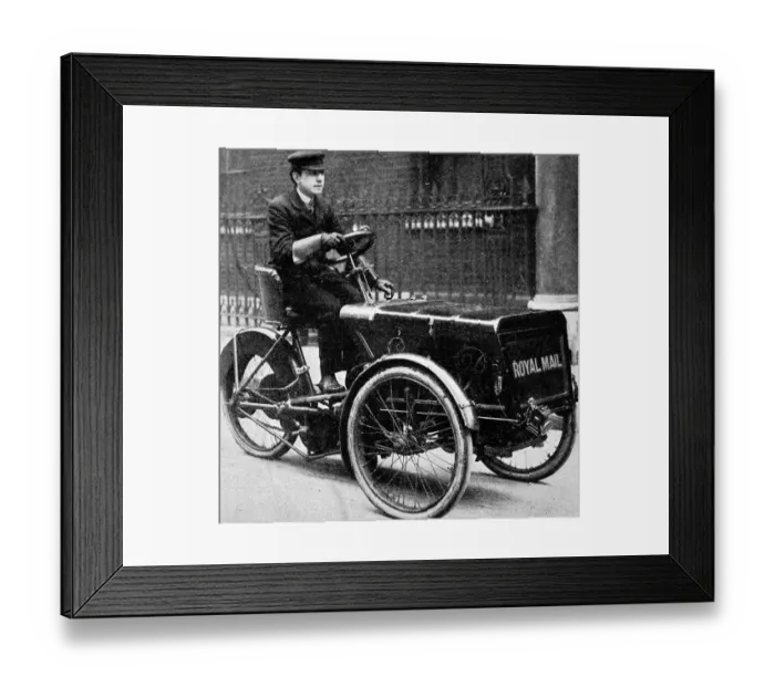 Framed Print : The Motor in Mail Service Framed Print : The Motor in Mail Service