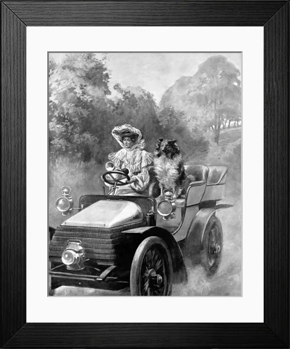 Framed Print : An Irresponsible chauffeur Framed Print : An Irresponsible chauffeur