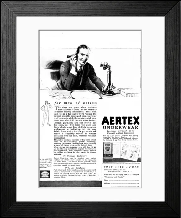 Framed Print : Aertex telephone user Framed Print : Aertex telephone user