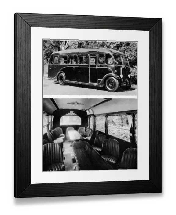 Framed Print : Board room on wheels for the Birmingham Corporation Framed Print : Board room on wheels for the Birmingham Corporation