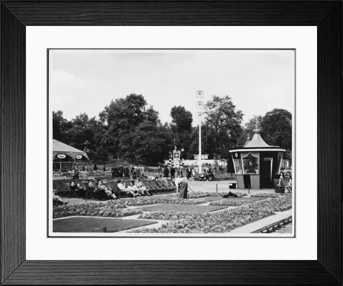 Framed Print : Festival Gardens 1951 Framed Print : Festival Gardens 1951