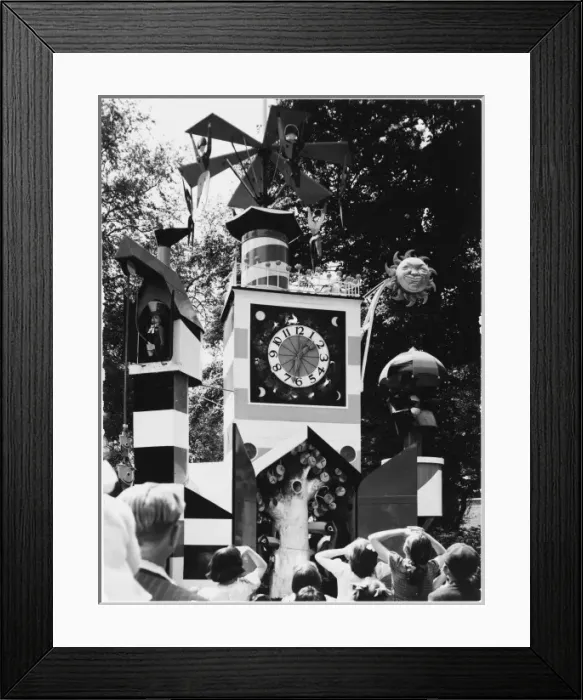 Framed Print : Festival Clock 1951 Framed Print : Festival Clock 1951