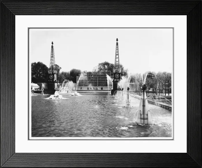 Framed Print : Festival Fountains Framed Print : Festival Fountains