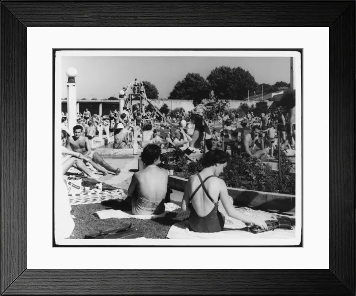 Framed Print : By the Swimming Pool Framed Print : By the Swimming Pool