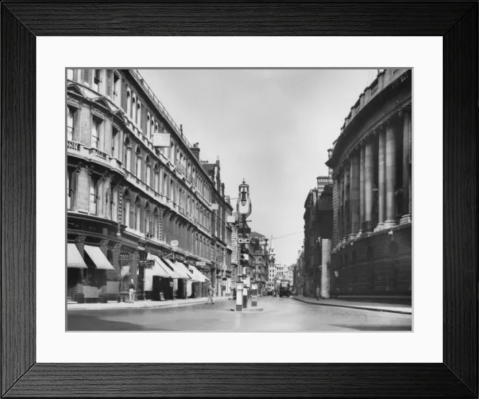 Framed Print : London / Newgate Street Framed Print : London / Newgate Street