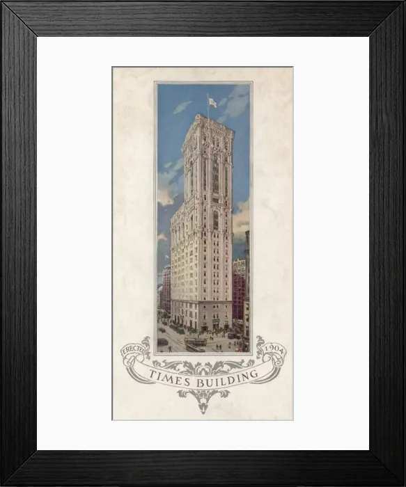 Framed Print : New York Times of 1904 Framed Print : New York Times of 1904