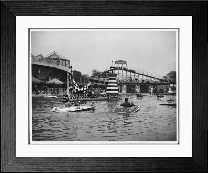 Framed Print : Festival Boating Lake Framed Print : Festival Boating Lake